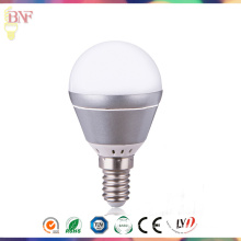 4W / 6W Silber G45 Aluminium LED industrielle Fabrik Glühbirne mit Tageslicht E14